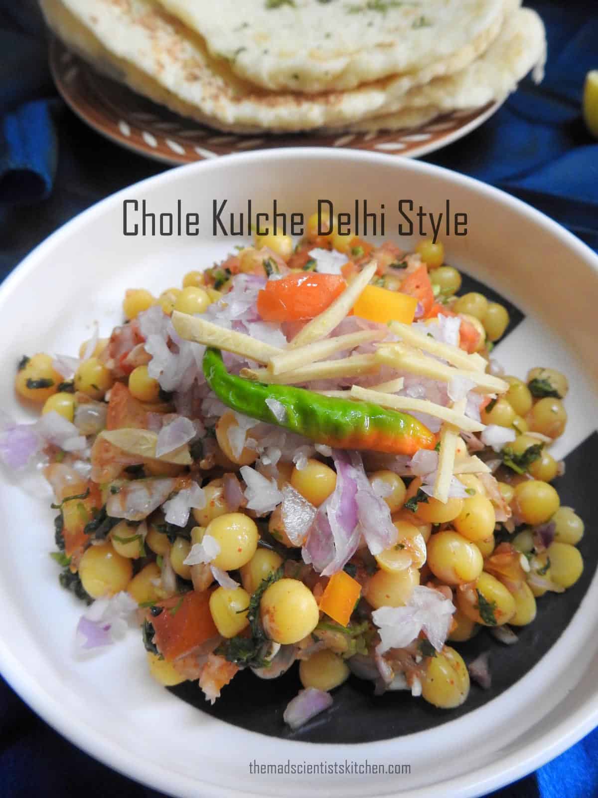 Delhi street food,Home made Kulcha Recipe,Maida ka Kulcha, Naan, Cholay, Dried White peas