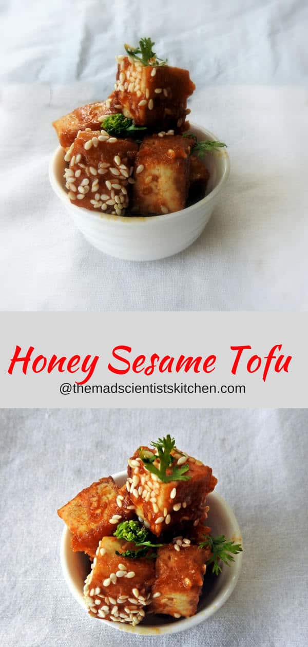 Honey Sesame Tofu, Bean curd Honey Sesame, vegetarian sides