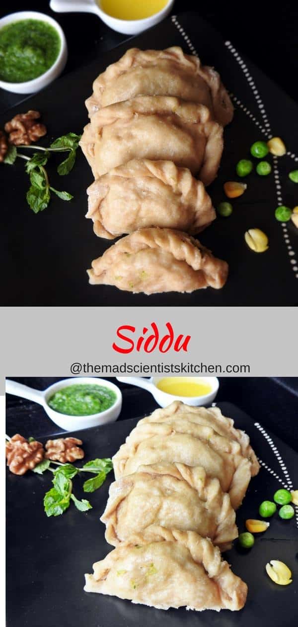 Siddu /Sidu is steamed bread made from flour and yeast. They can be baked or steamed