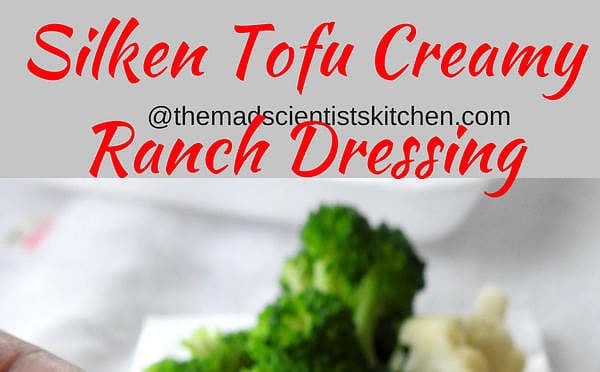 Silken Tofu Creamy Ranch Dressing - The Mad Scientist's Kitchen