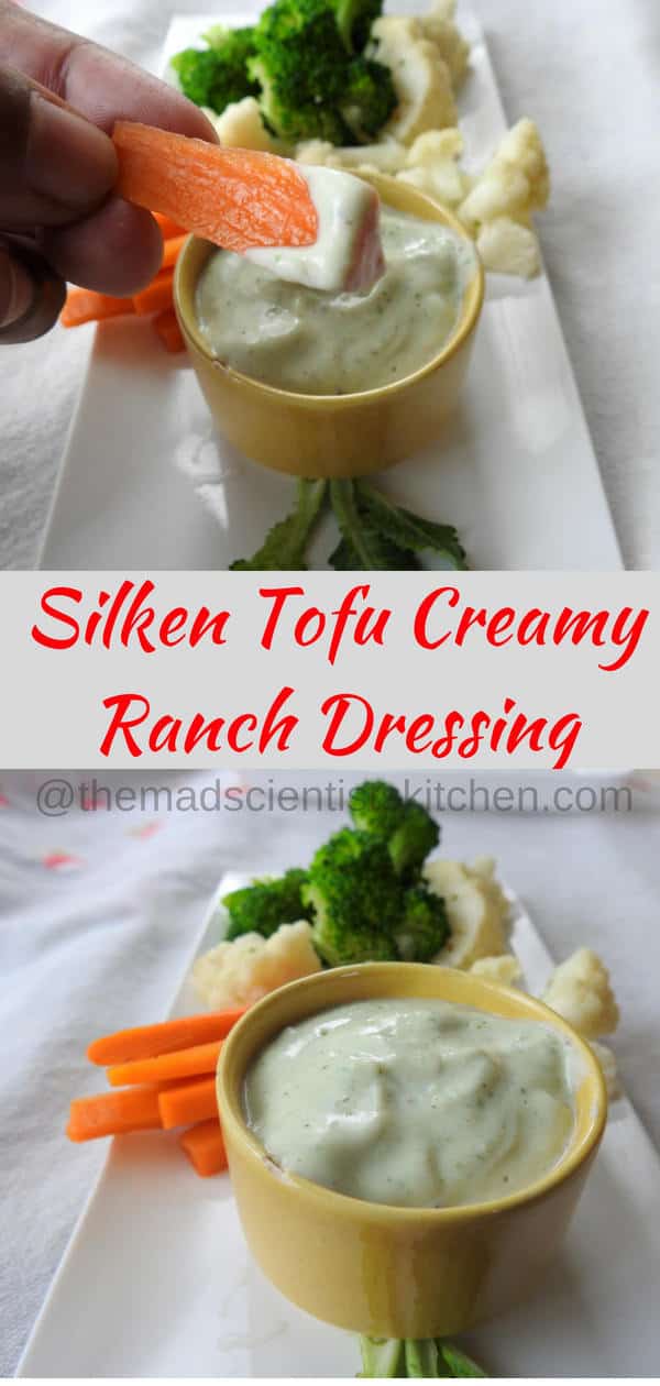 Silken Tofu Creamy Ranch Dressing