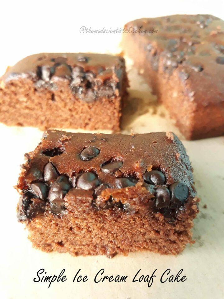 Simple Ice Cream Loaf Cake