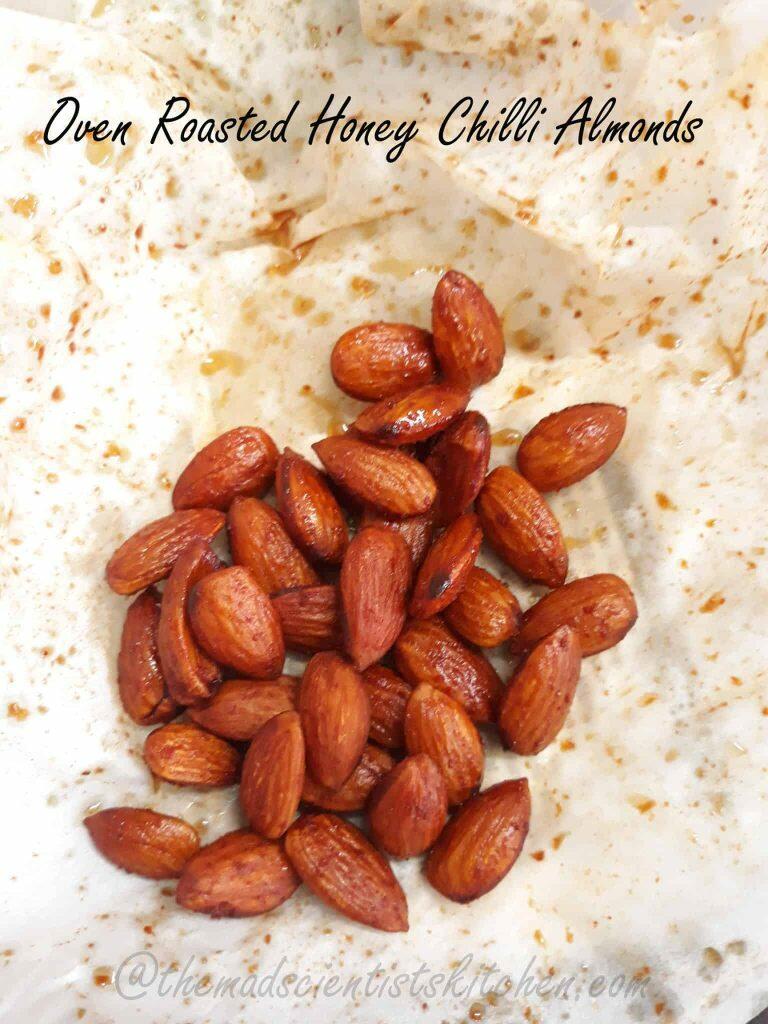 Oven Roasted Honey Chilli Almonds