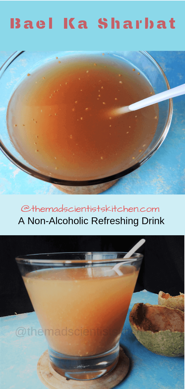 Bael Ka Sharbat,Wood Apple Punch -msk