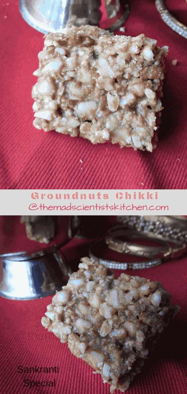 Peanut Chikki, Peanut Brittle, Groundnut Chikki