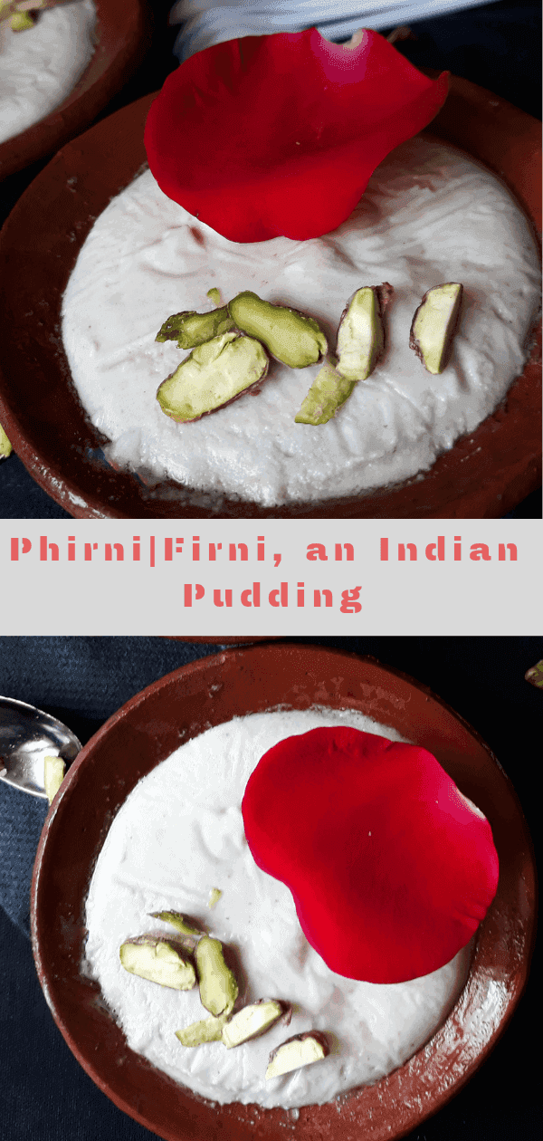 Phirni, a Gluten Free Pudding with Plant-Based Milk Alternatives