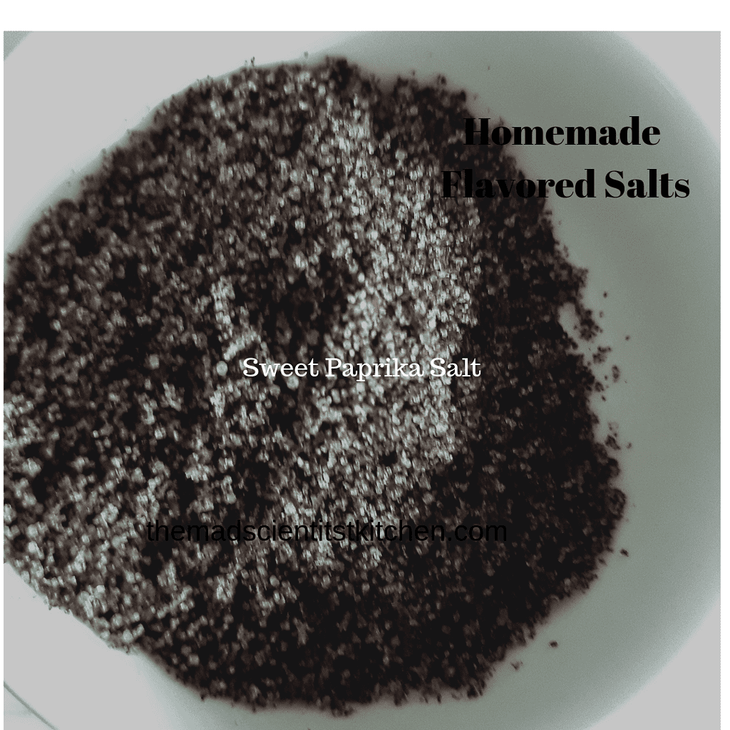 Homemade Flavored Salts- Sweet Paprika Salt