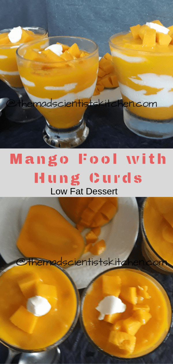 Mango Fool with Hung Curds