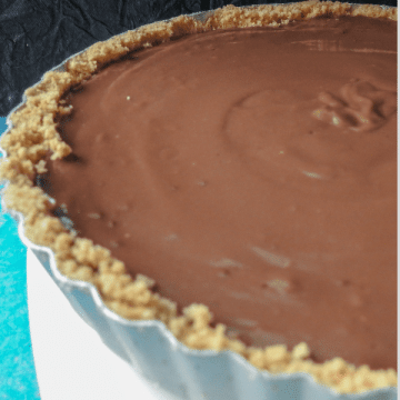 Chocolate Pie no bake with chocolate pudding