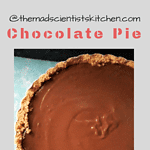 Simple Chocolate Pie no-bake with a chocolate pudding as a filling