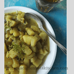 Potato Vegetable called Sukhi Bhaji in Goa