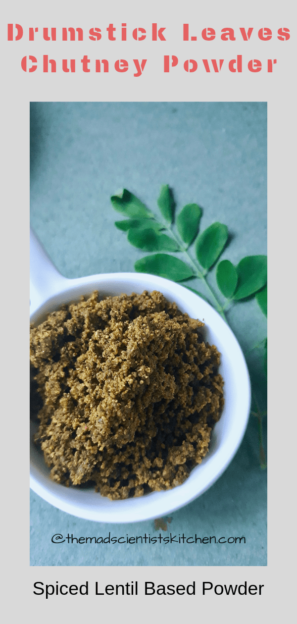Drumstick Leaves Chutney Powder The Mad Scientists Kitchen