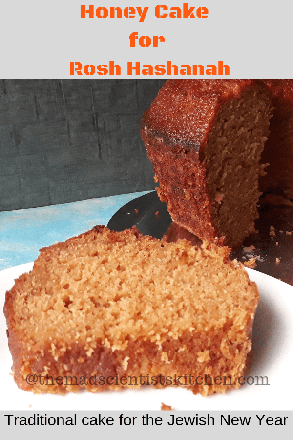 Honey Cake is made for Jewish New Year