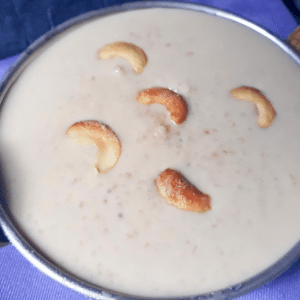 A Pudding made from Barnyard Millets