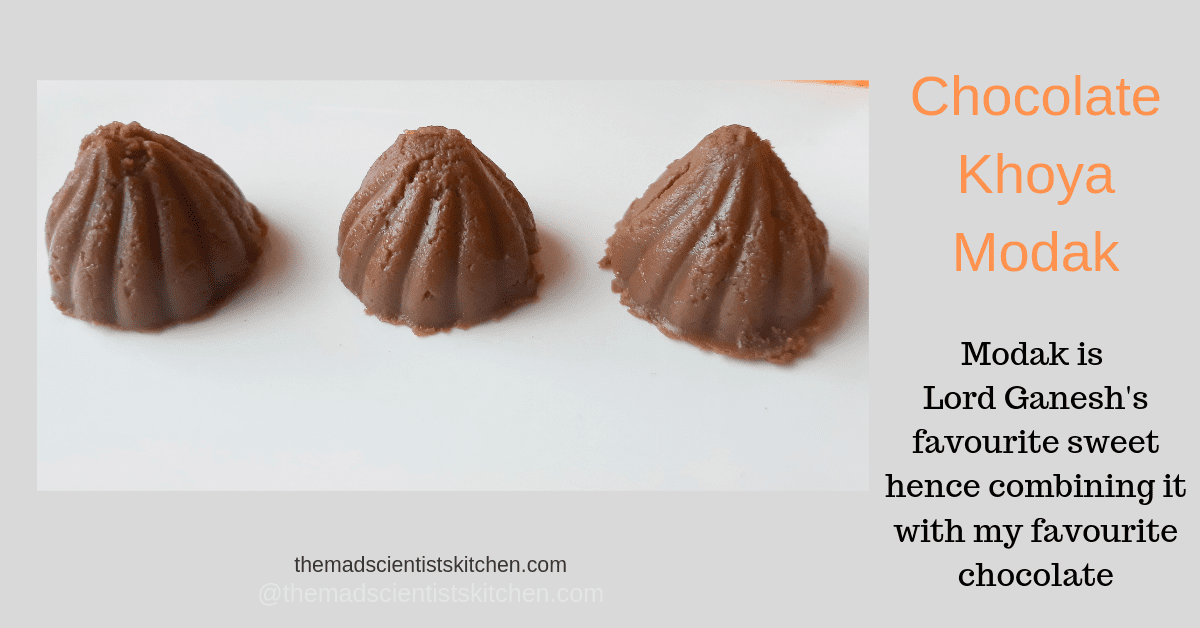 Chocolate Khoya Modak 