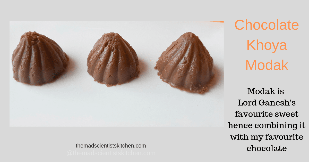 Chocolate Khoya Modak