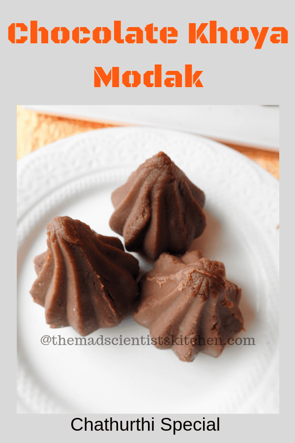 Chocolate Khoya Modak 