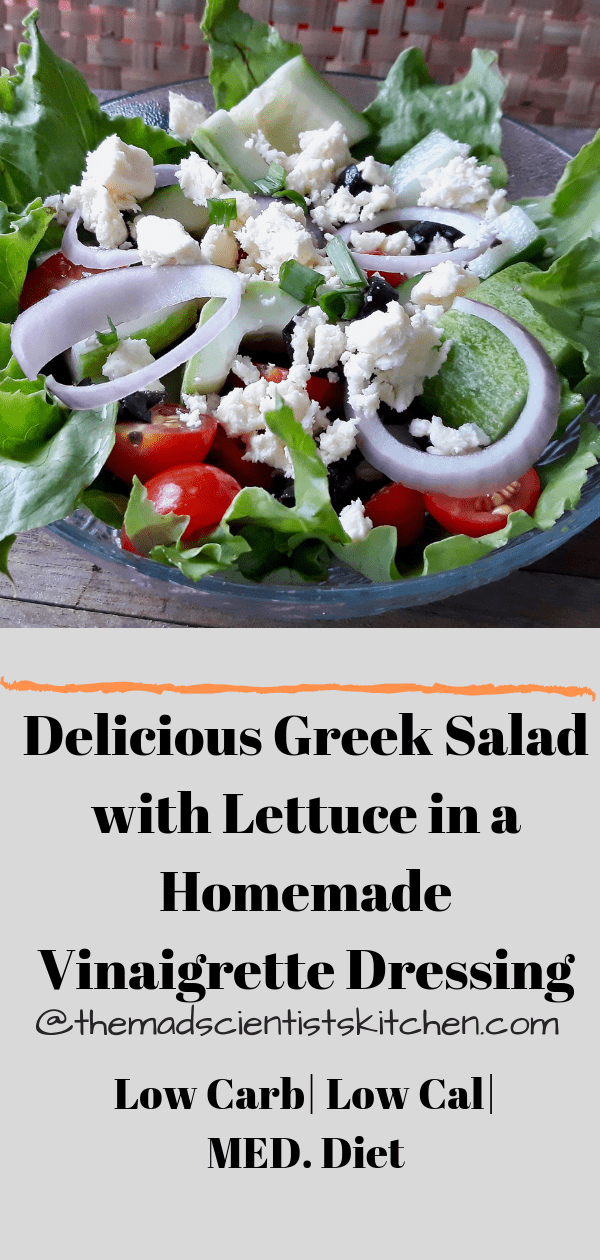 Delicious Greek Salad with Lettuce