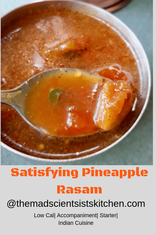 Satisfying Pineapple Rasam