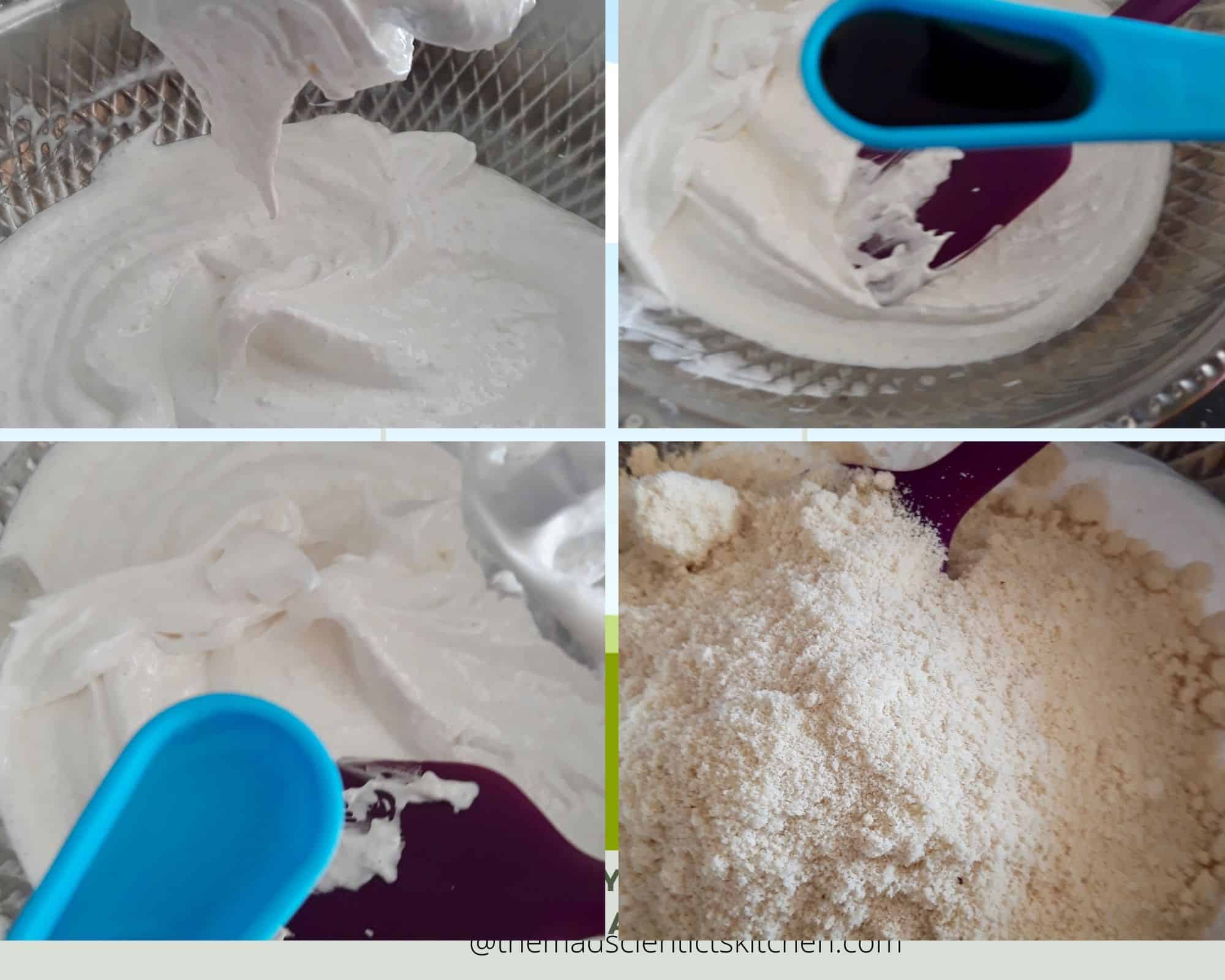 Steps for making Amaretti di Saronno