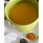 My Golden Turmeric Milk in a cup