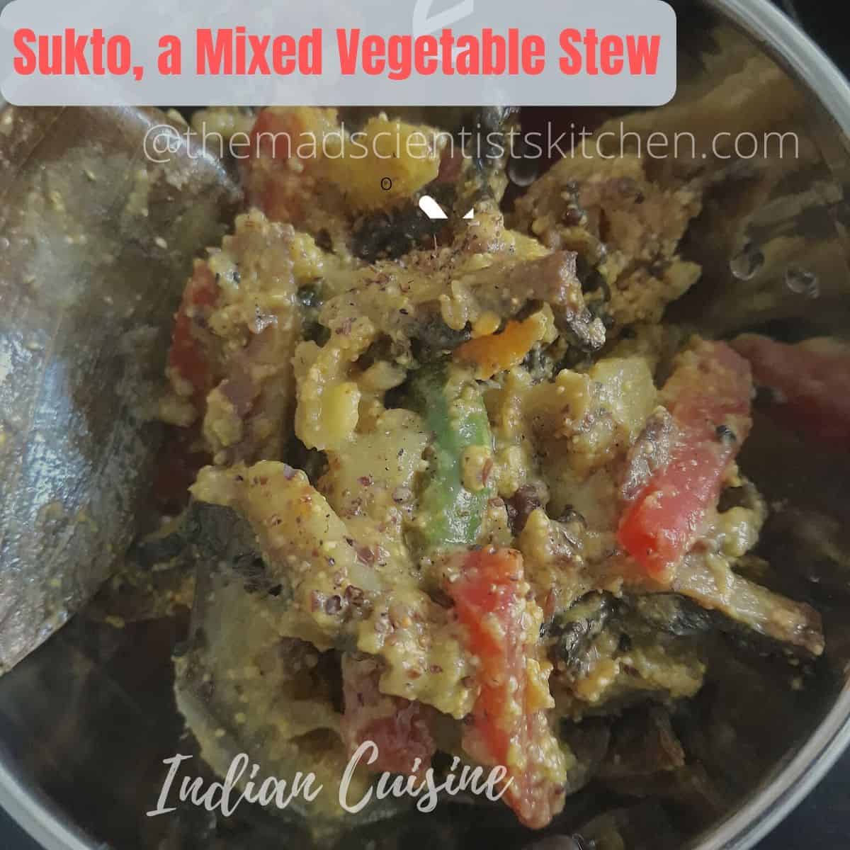 A bowl of Bengali Suktho