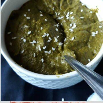 Gongura|Pundi|Sorrel Leaf Chutney in a bowl