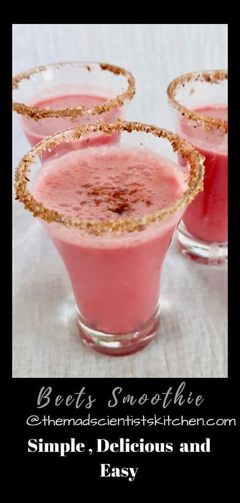 Lassi made with Beetroots
