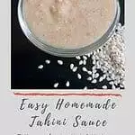 Tasty Homemade Tahini
