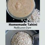 A bowl of homemade Tahini