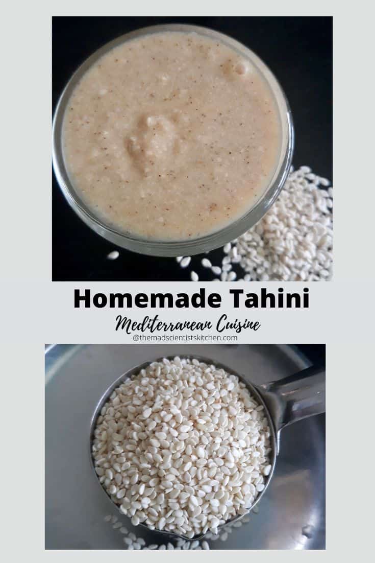 A bowl of homemade Tahini