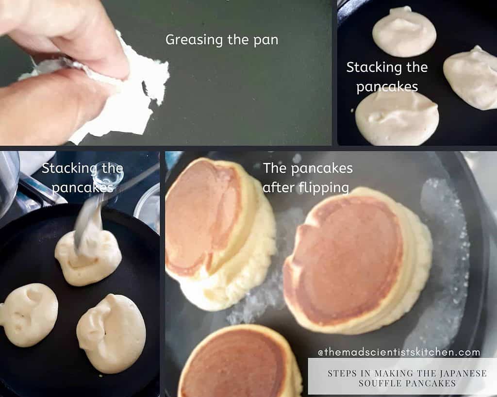 Making the Japanese Pancakes 