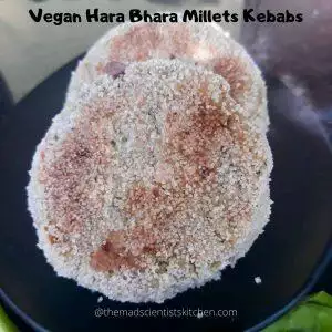 Hara Bhara Kebab with millets