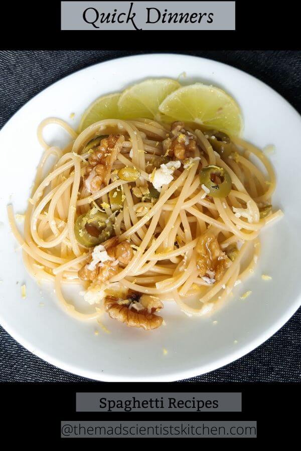 Spaghetti, Simple Pantry Dishes