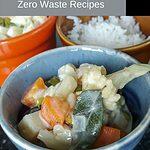 Vegan and gluten-free Stew served with steamed rice