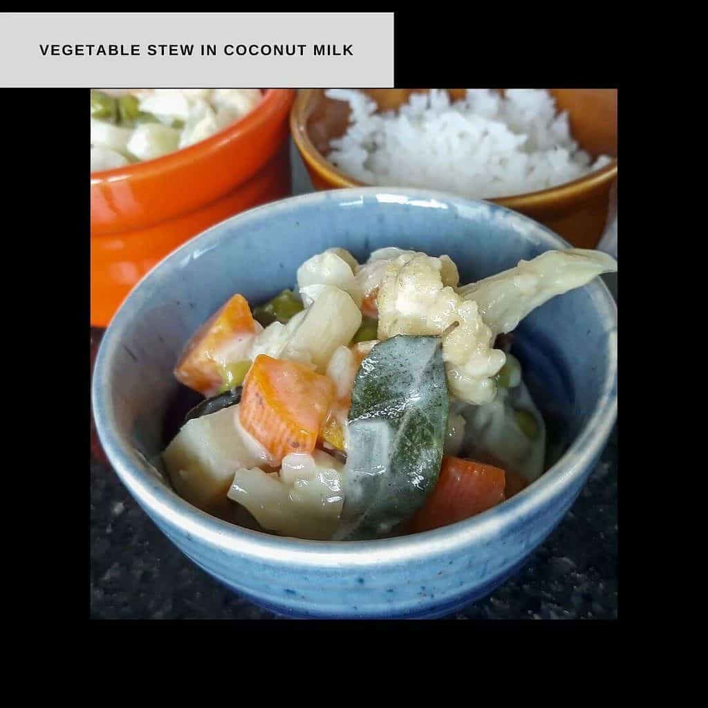Vegetable Stew served