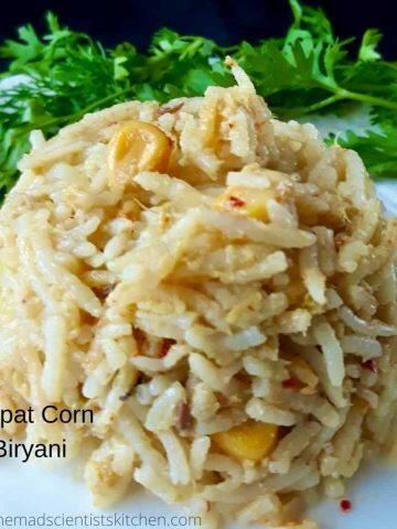 Zatpat Corn Biryani
