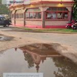 Maruti temple, Miramar reflection