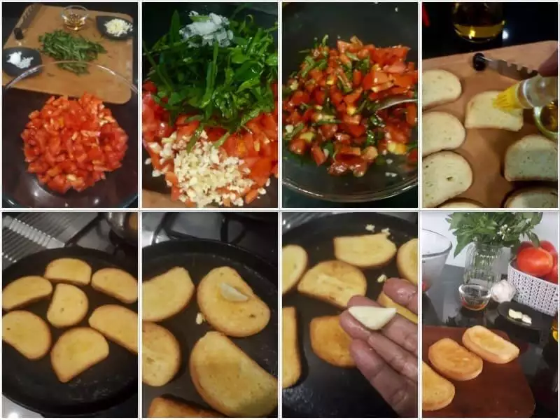 How to make Tomato Basil Bruschetta