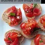 Bruschetta, an easy snack