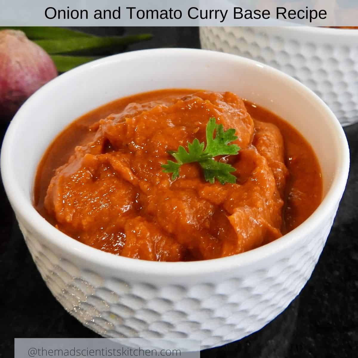 Curry base a simple freezer friendly gravy base