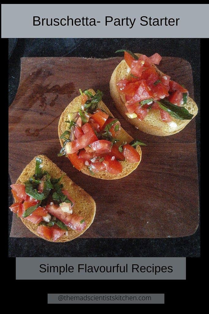 Bruschetta a party starter