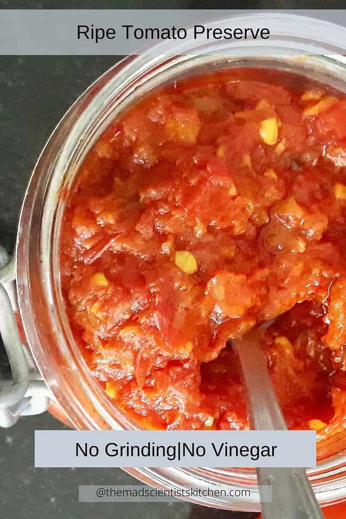 Tomato Chutney | The Mad Scientist Kitchen