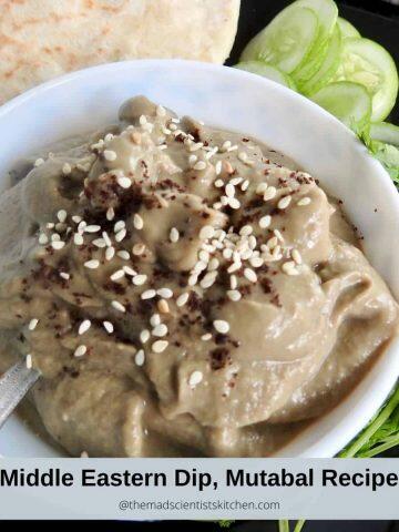 A Middle Eastern Dip Mutabal Recipe