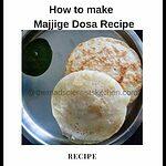 Majjige Dosa for a snack.