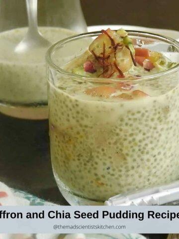 Saffron and Chia Seed Pudding Recipe