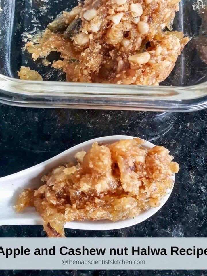 Low-fat Apple and Cashew nut Halwa Recipe