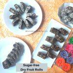 Edible gifts sugar-free dry fruit rolls