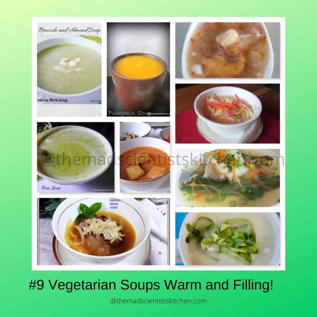 #9 Vegetarian Soups