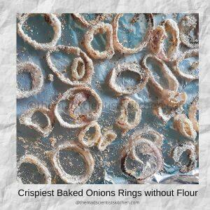 Flourless Onions Rings ready and out of the oven